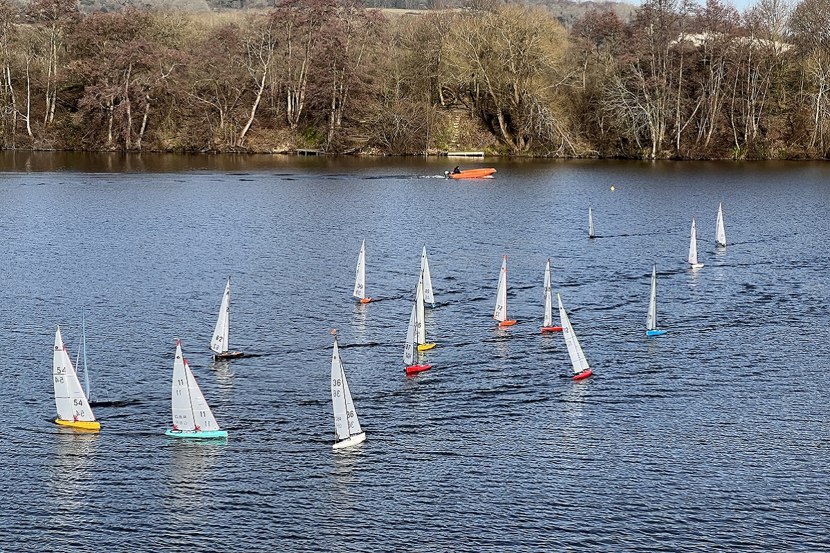 International One Metre (IOM) radio controlled yachts